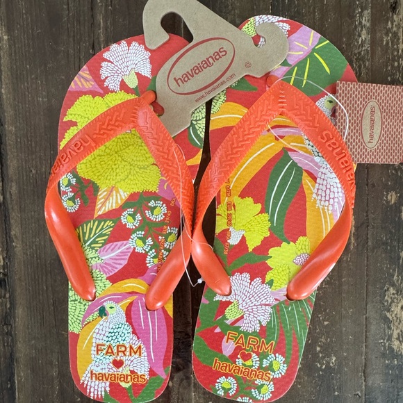 NEW! Havaianas x Farm Rio Flip Flop - Picture 1 of 8
